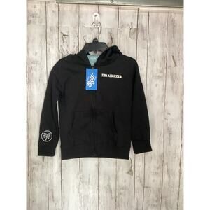 Eighty Eight Full Zip Hoodie Los Angeles Men Small Black